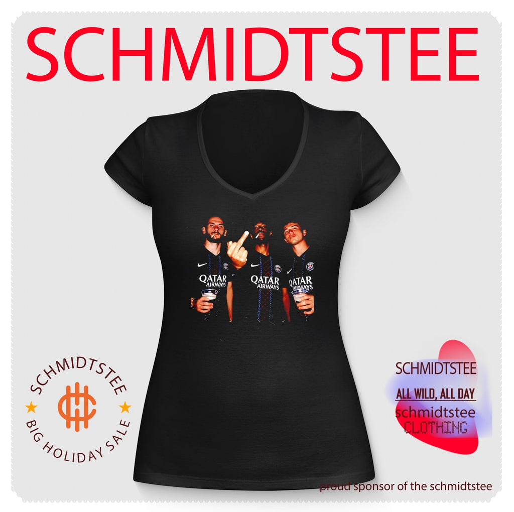 PSG Ousmane Dembele and Joao Neves and Ousmane Dembele Middle finger shirt