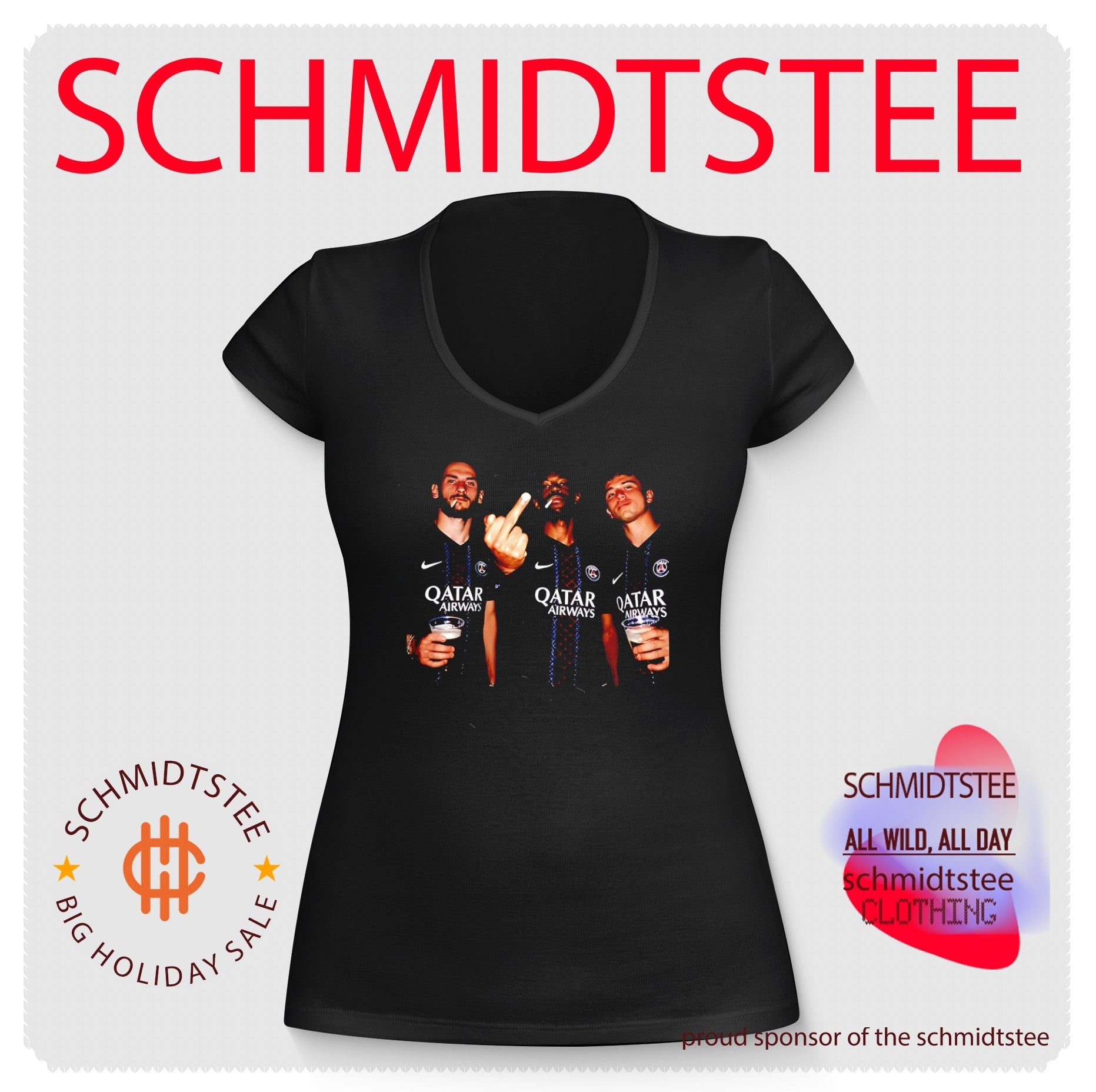 PSG Ousmane Dembele and Joao Neves and Ousmane Dembele Middle finger shirt