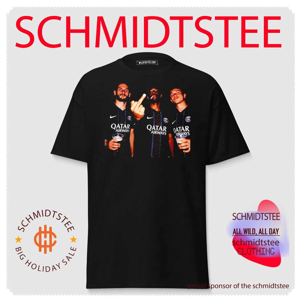 PSG Ousmane Dembele and Joao Neves and Ousmane Dembele Middle finger shirt