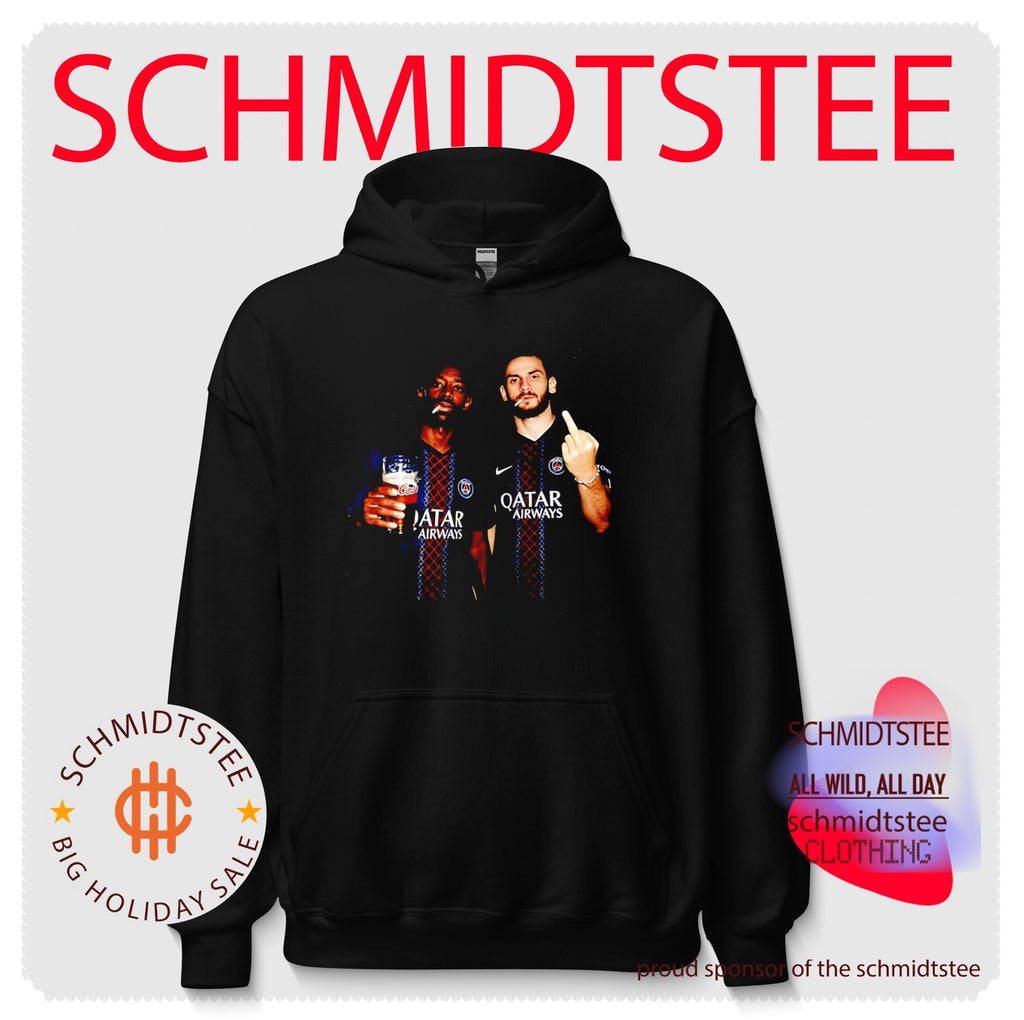 PSG Ousmane Dembele and Khvicha Kvaratskhelia Middle finger shirt