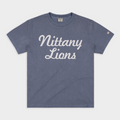 Penn State Nittany Lions Script Vintage Heavyweight Tee Hoodie, Sweatshirt | CoreVibeTees.com (Image 1)