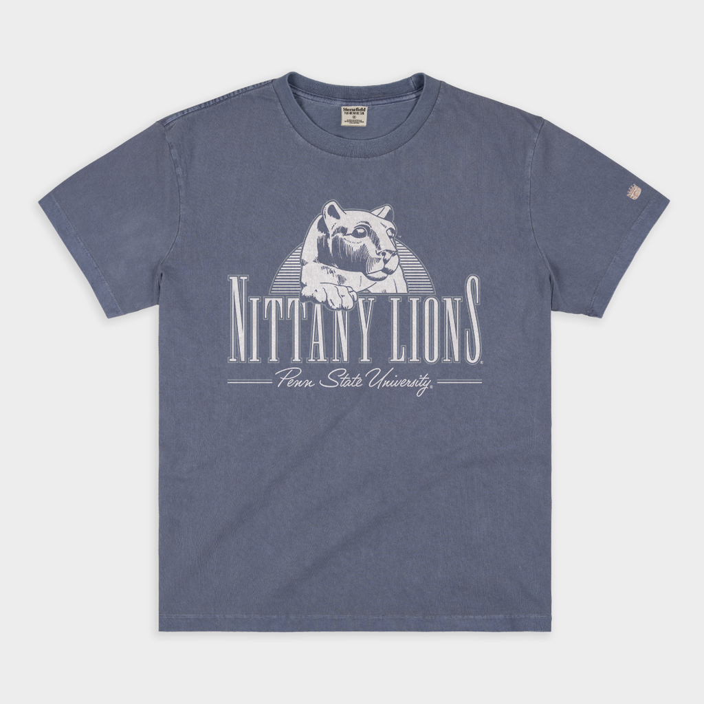 Penn State Nittany Lions Script '90s Vintage Heavyweight Tee Hoodie, Sweatshirt | CoreVibeTees.com (Image 1)