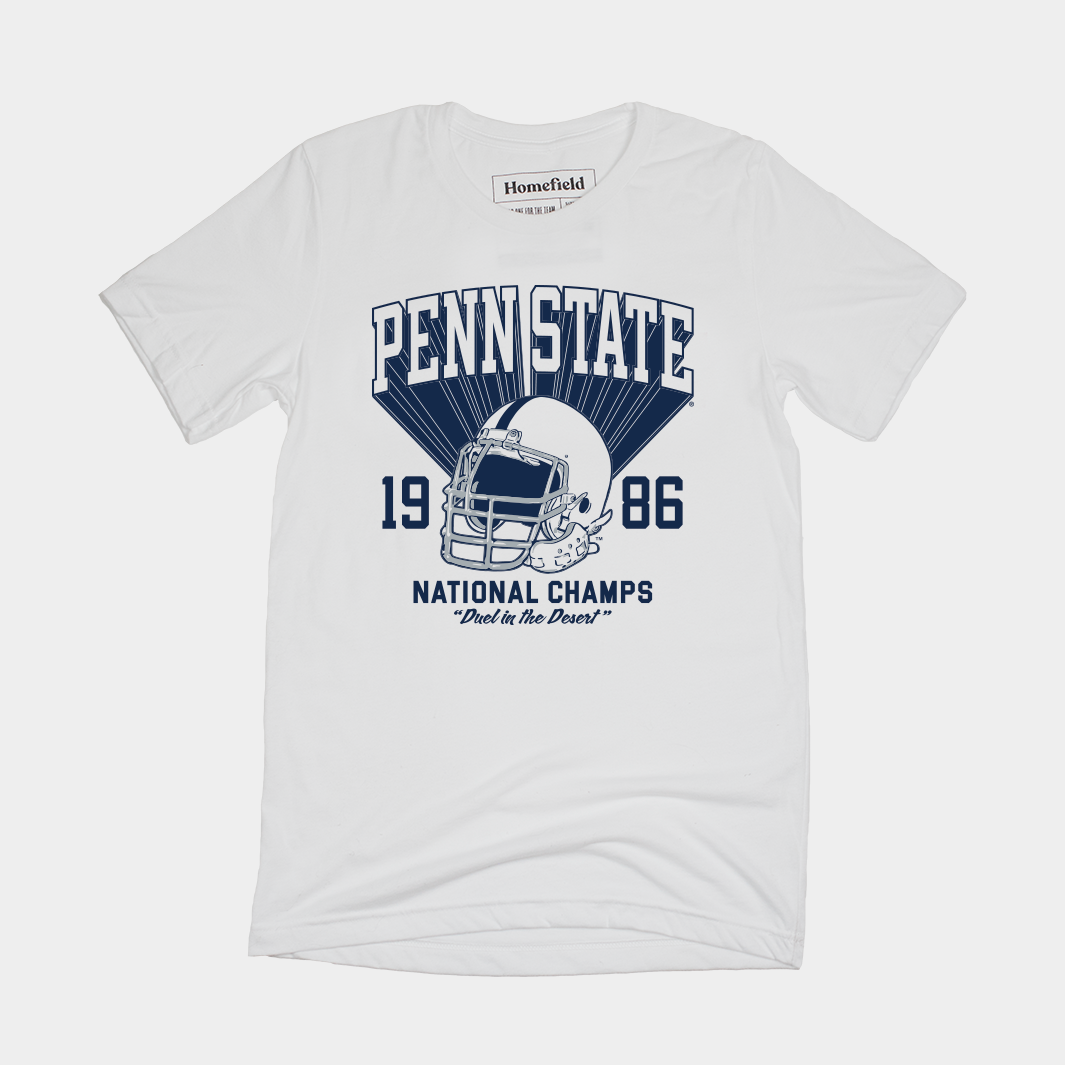 Penn State 1986 National Champs Tee Hoodie, Sweatshirt | CoreVibeTees.com (Image 1)
