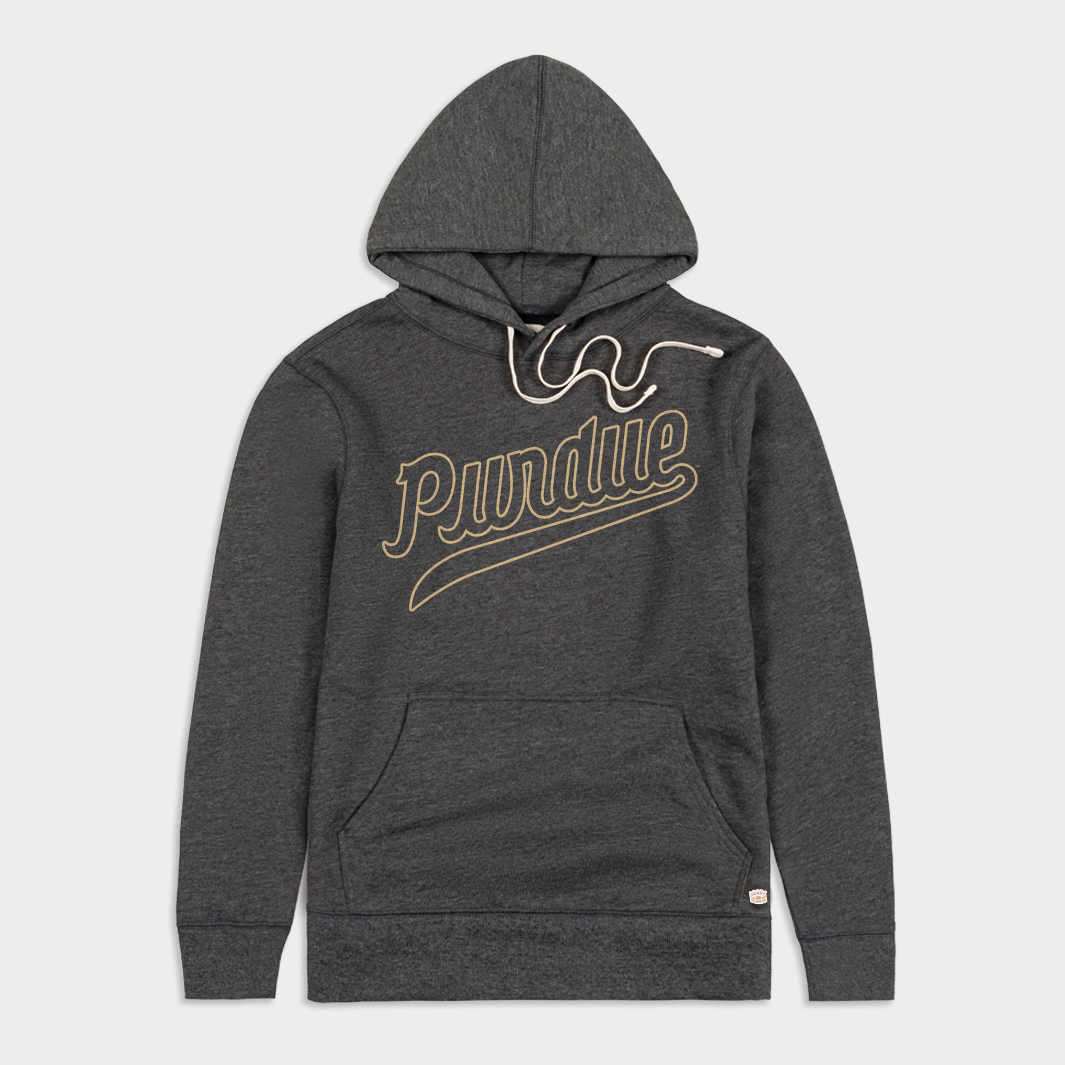 Purdue Boilermakers Classic Script Outline Hoodie T-Shirts, Sweatshirt | CoreVibeTees.com
