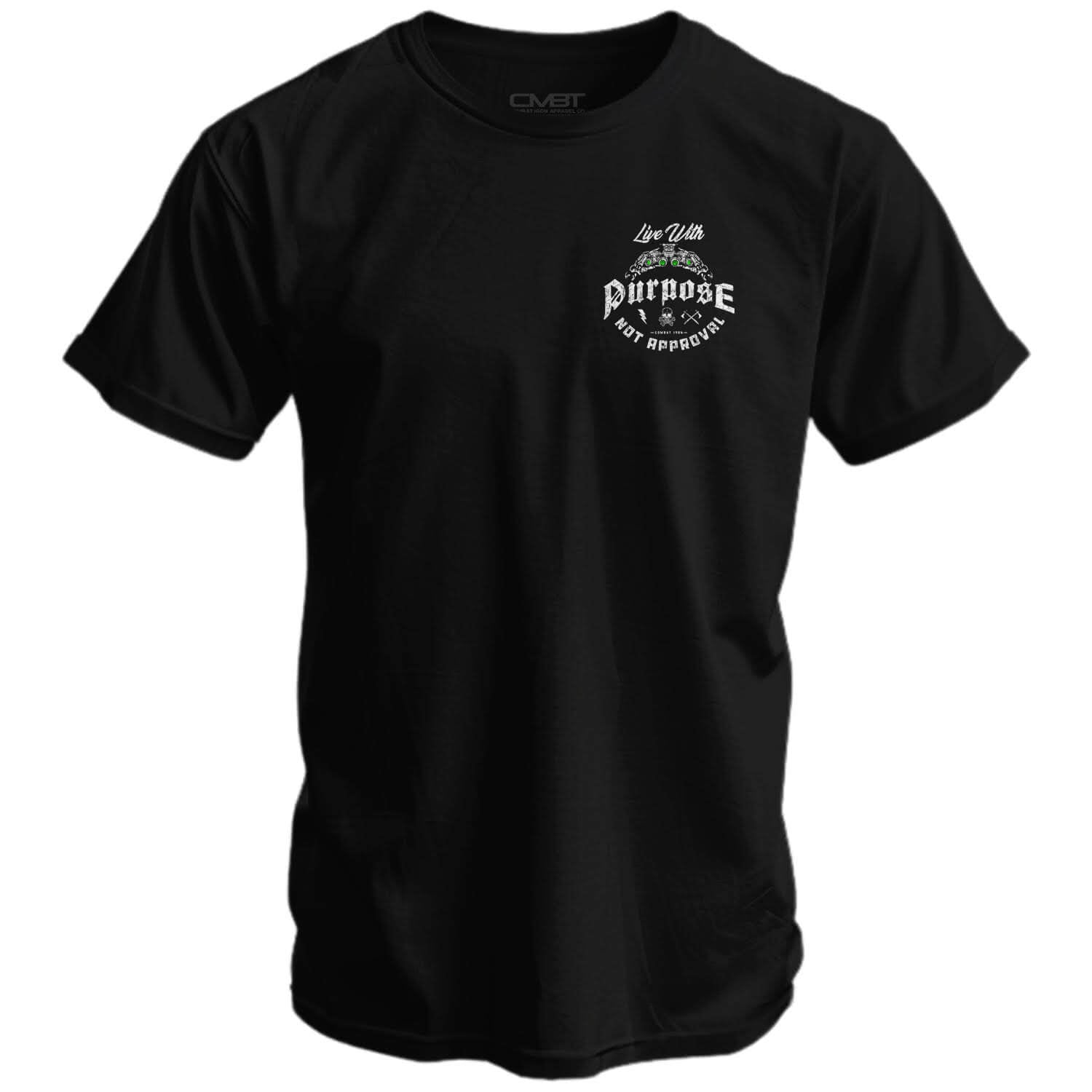 Live With Purpose. Not Approval Men's T-Shirt Hoodie, Sweatshirt | CoreVibeTees.com (Image 2)