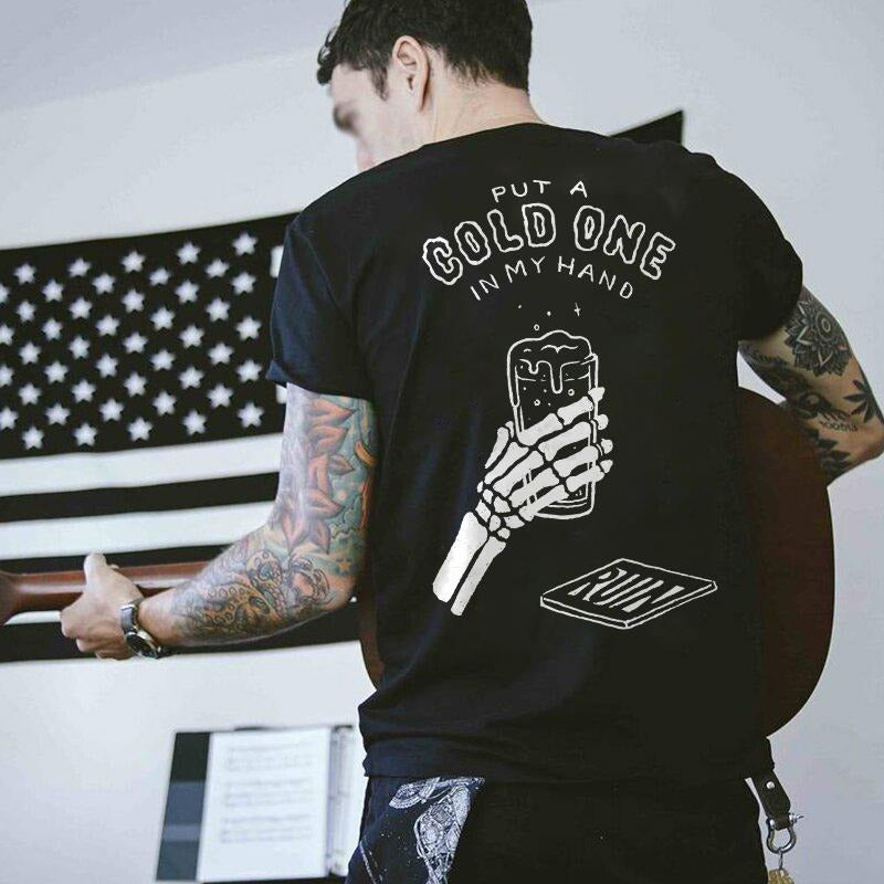 PUT A GOLD ONE IN MAY HAND , Music Tee