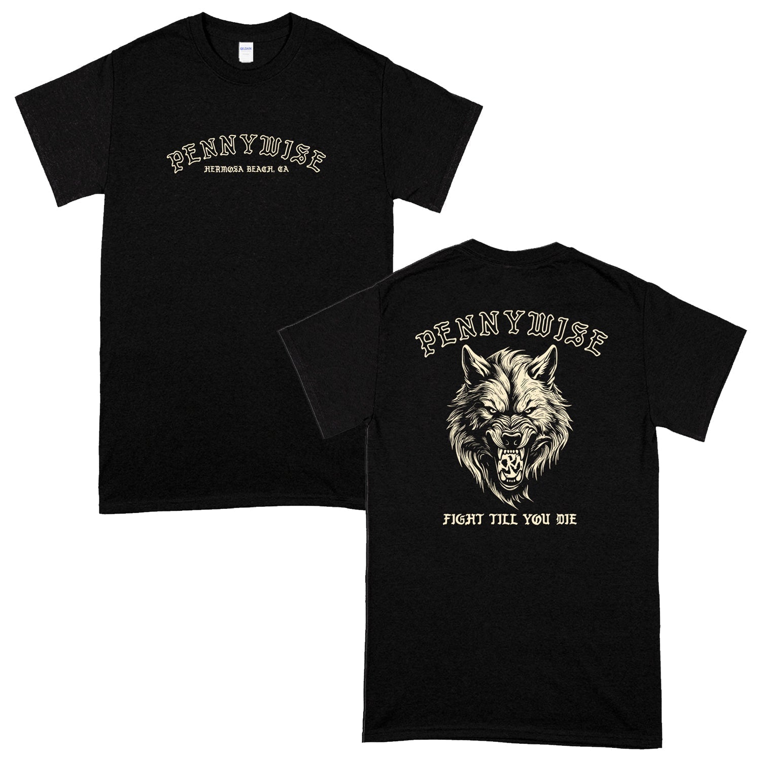 Wolf T-Shirt (Black) Hoodie, Sweatshirt | CoreVibeTees.com (Image 1)