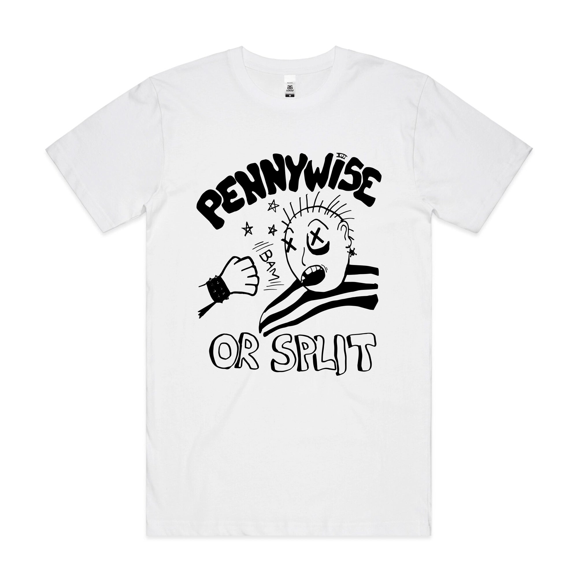 PW or Split Tee (White) Hoodie, Sweatshirt | CoreVibeTees.com (Image 1)