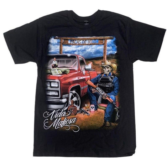 Pacas De Kilo Chalino Sanchez T Shirt Classic Corrido Music Fan Tee Mexican Singer Tribute