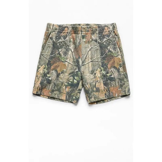 Pacsun Men's Camo Fleece Volley Sweat Shorts