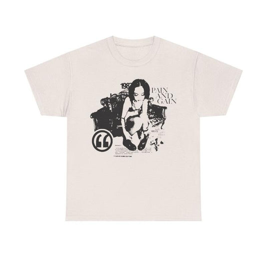 Pain Graphic Tee Hiphop Y2k Vibes Casual Classic Cotton Menswear Retro Shirt T-Shirt Top Vintage Comfy Streetwear Tshirt Soft