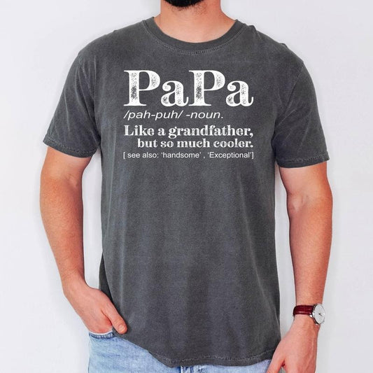 Papa Noun Shirt, Papa Definition Shirt, Fathers Day Gift, Funny Papa Shirt, Dad Life Shirt, Gift For Dad, Fathers Day