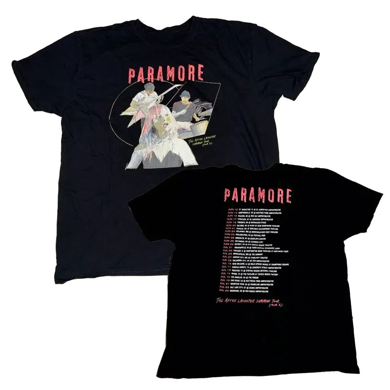 Paramore Music Tour The After Laughter Summer Concert T-Shirt