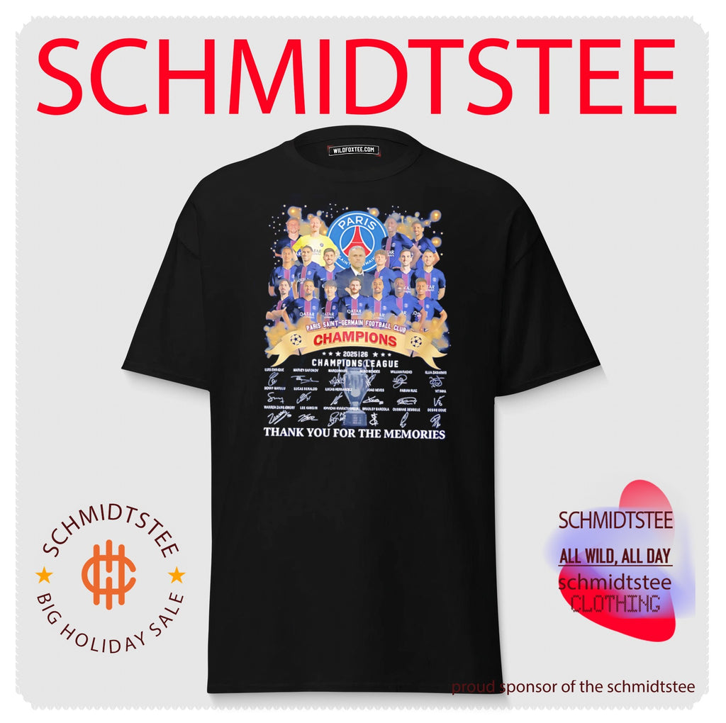 Paris Saint Germain 2025 2026 UEFA Champions League signatures shirt
