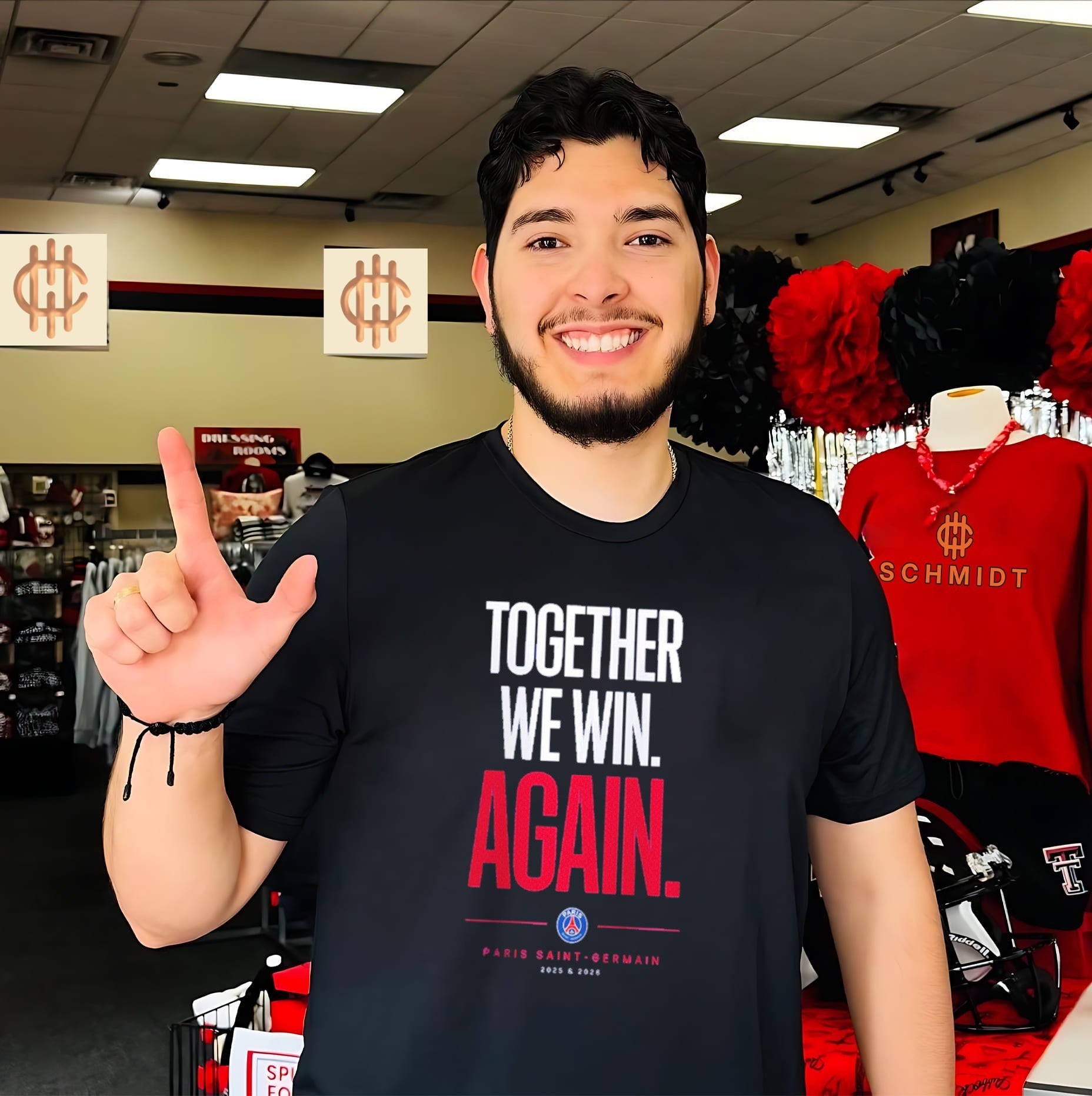 Paris Saint-Germain Champions 2026 together we win again shirt