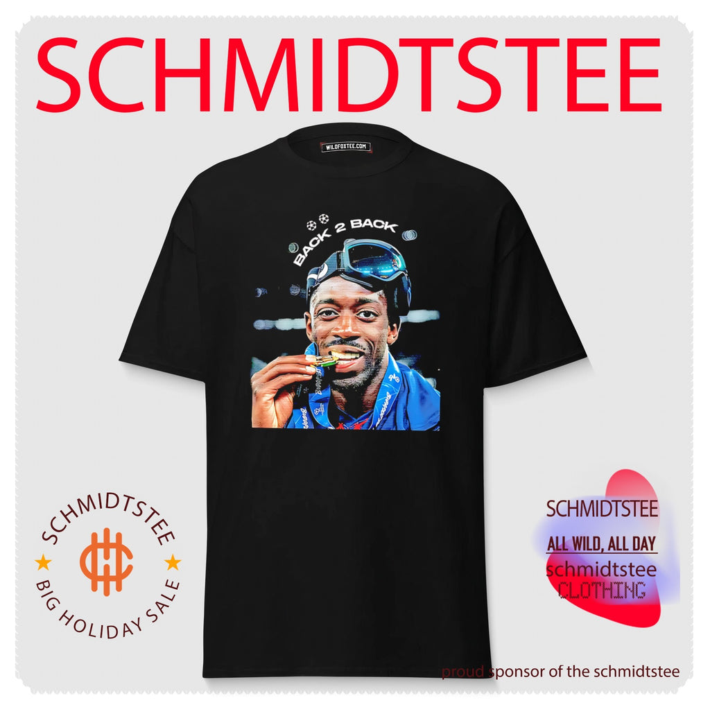 Paris Saint-Germain Ousmane Dembele back 2 back graphic shirt
