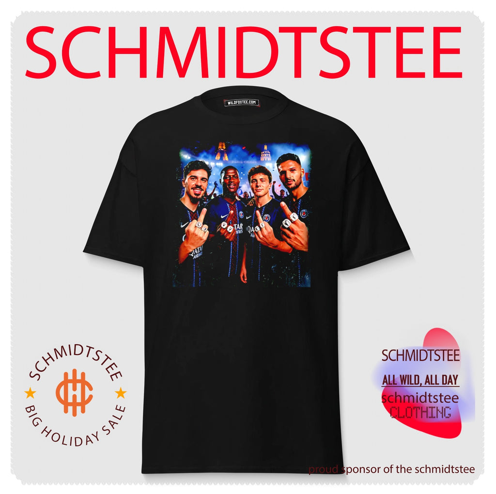 Paris Saint-Germain team member middle finger shirt