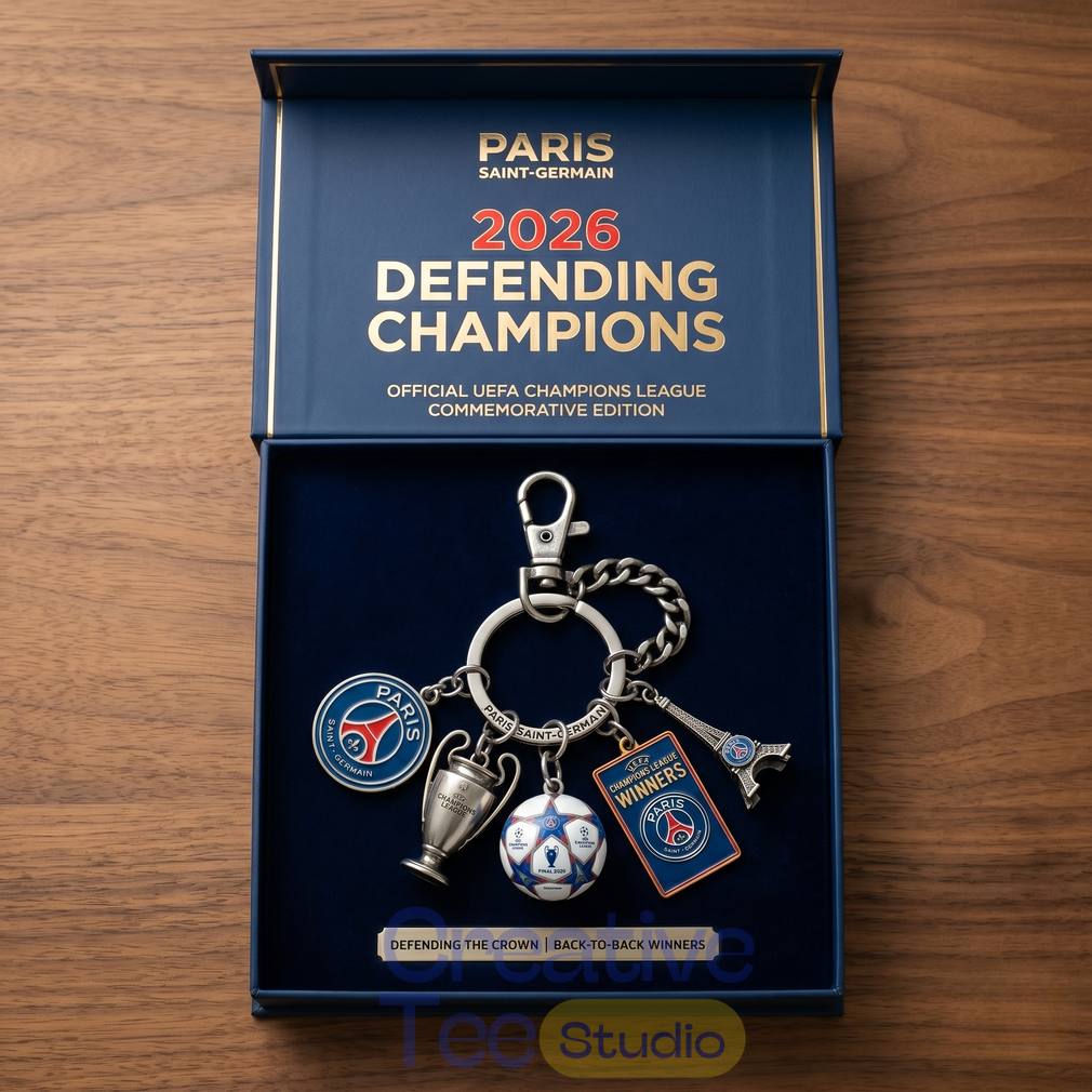 Paris Saint-Germain 2026 UCL Winners Collector’s Keychain