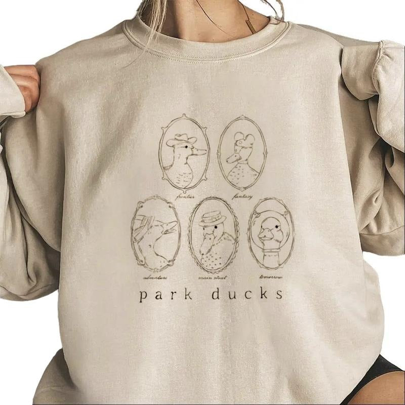 Park Ducks Sweatshirt Family Hunting Season 2025 T-shirt Unisex Hoodie Cotton Womenswear