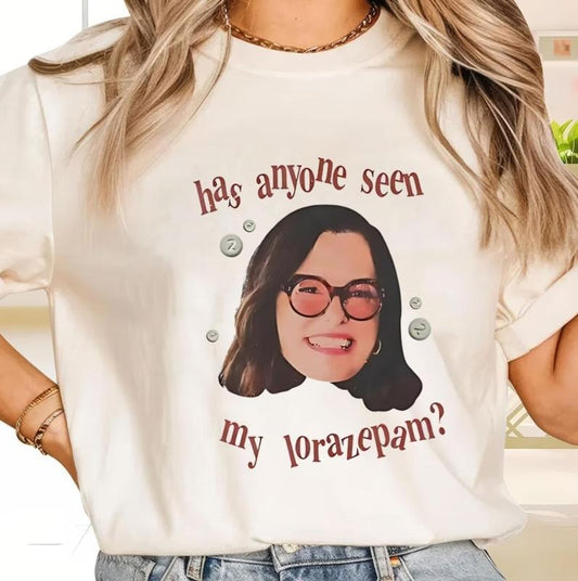 Parker Posey Lorazepam T-Shirt, Victoria Ratliff Funny Shirt, Funny White Lotus Tee, Lorazepam White Lotus Shirt