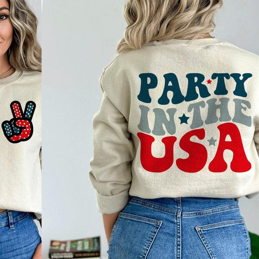 Party in the USA  , 4th of July  , 4th of July png, Usa , 4th Of July Shirt Design, Retro Smiley Face