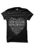 Patient Registration Representative Heart Black T-Shirt Hoodie, Sweatshirt | CoreVibeTees.com