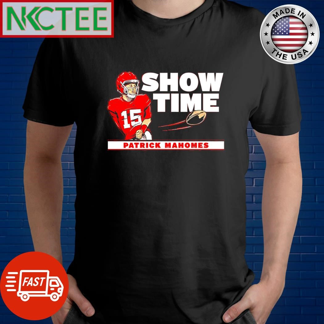 Patrick Mahomes 15 Show Time Behind-the-Back shirt