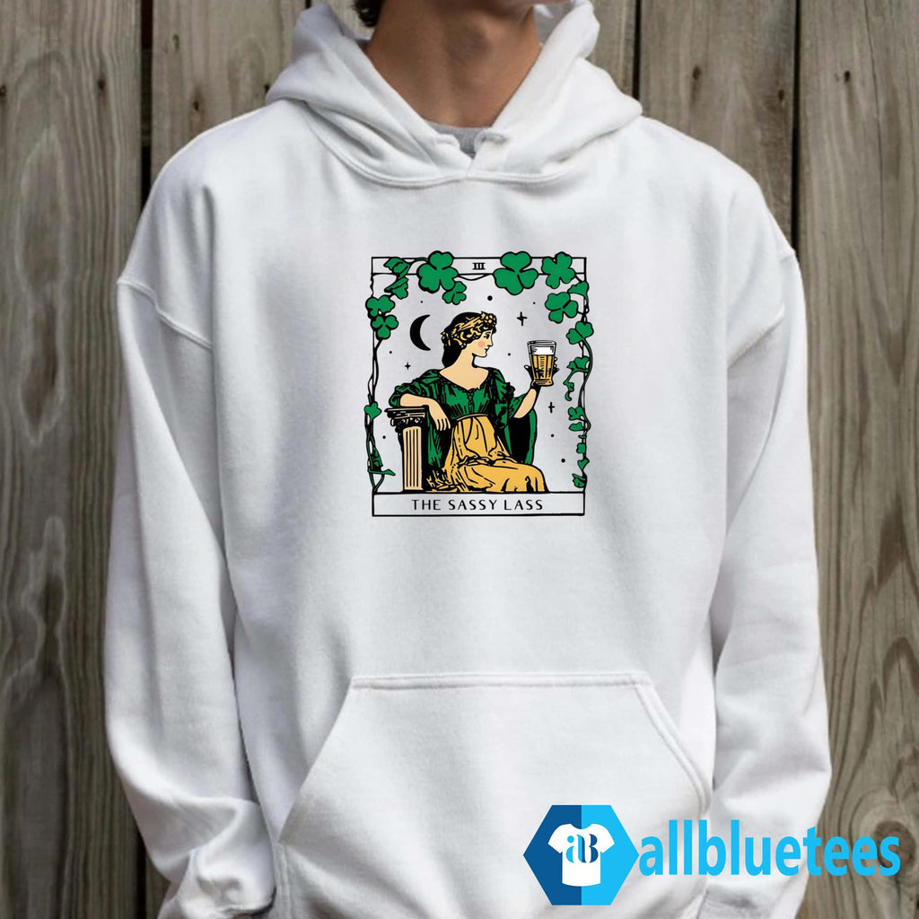 St. Patrick’s Day The Sassy Lass Tarot Card Shirt