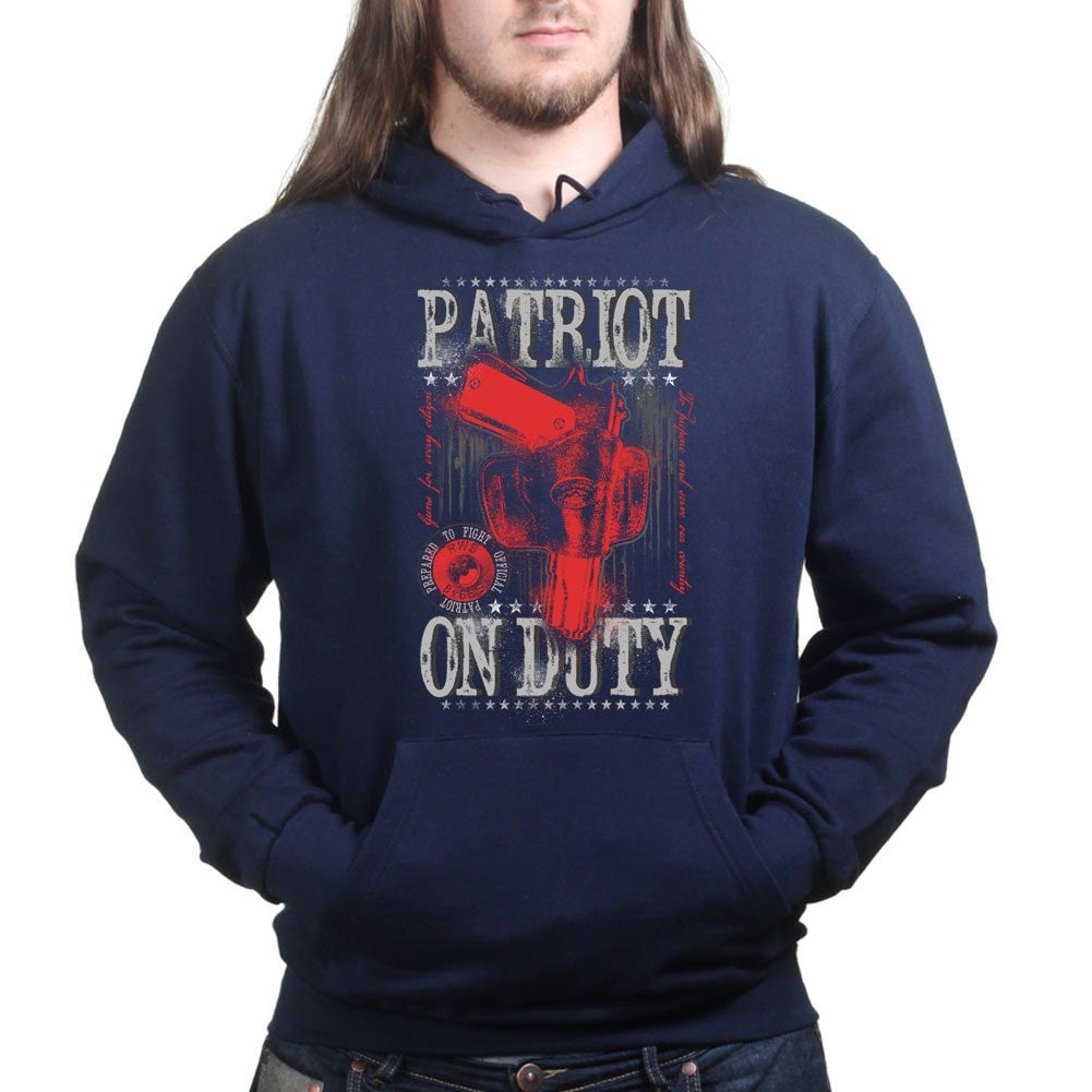 Unisex Patriot On Duty Hoodie Style001 T-Shirts, Sweatshirt | CoreVibeTees.com (Image 3)