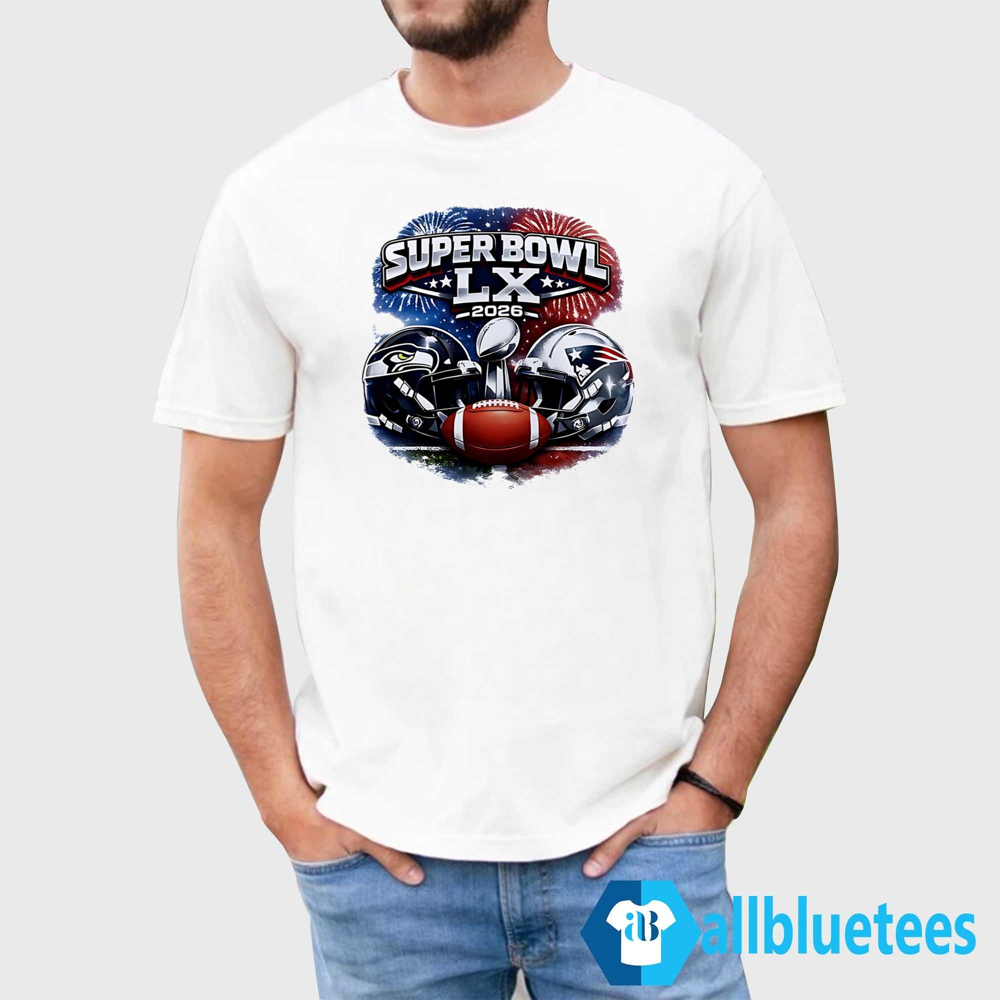 Seahawks Vs Patriots Super Bowl LX 2026 Shirt