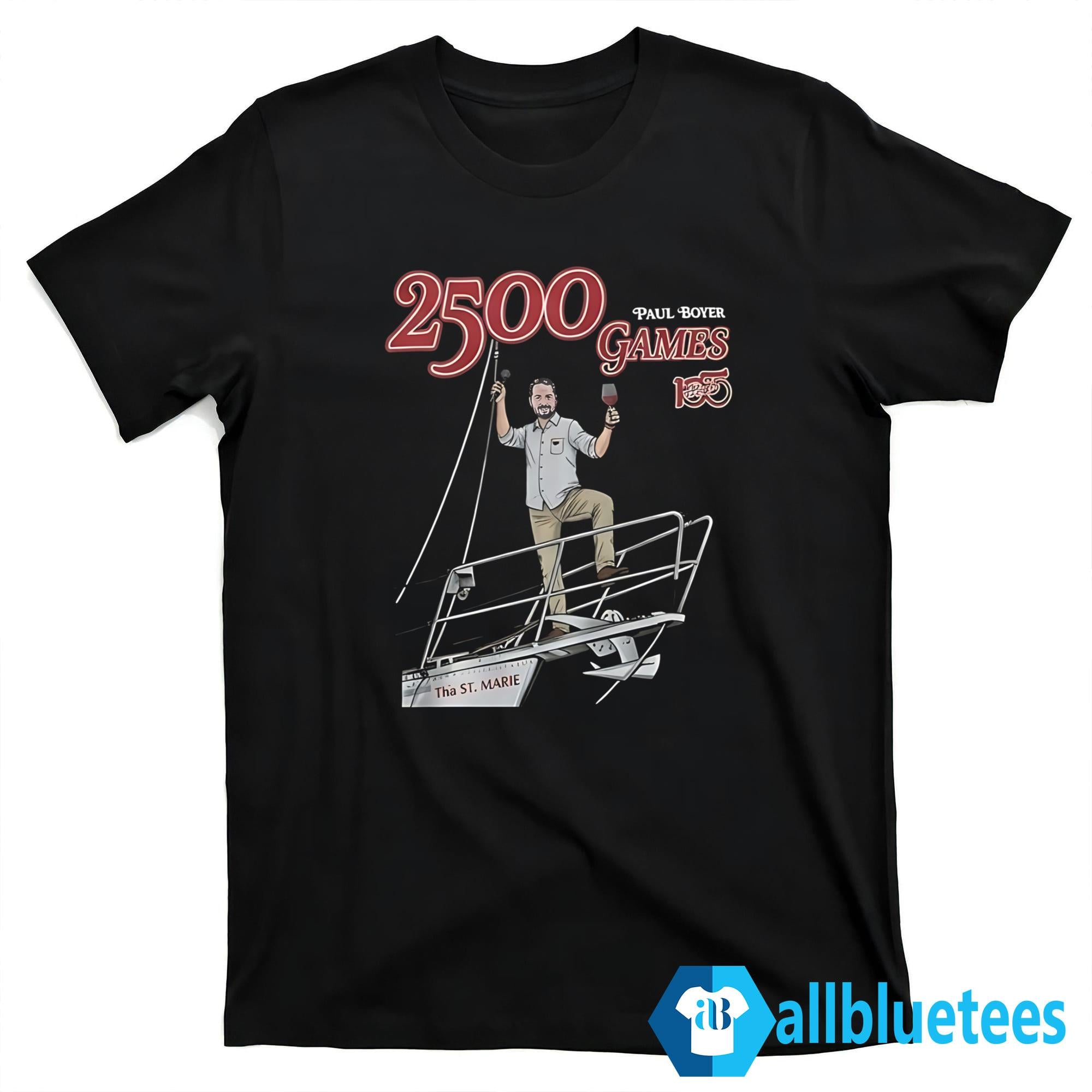 Paul Boyer 2500 Games Shirt