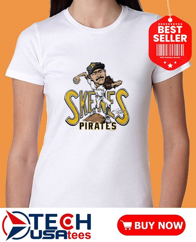 Paul Skenes Pittsburgh Pirates superstar caricature signature shirt