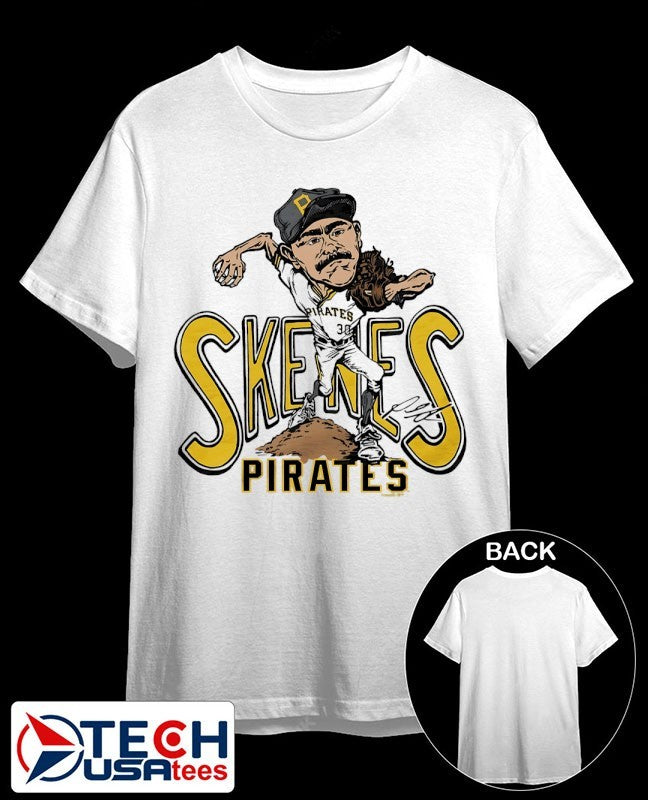 Paul Skenes Pittsburgh Pirates superstar caricature signature shirt