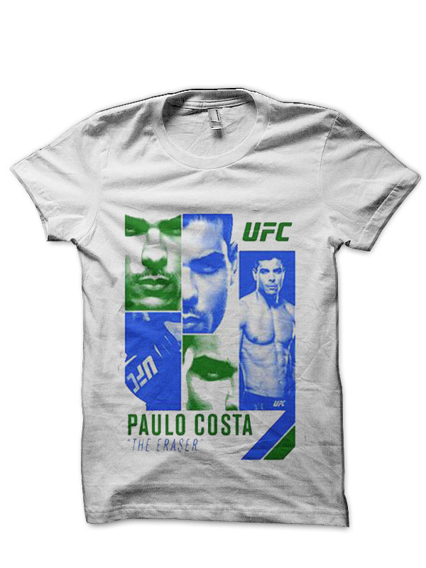 Paulo Costa White T-Shirt Hoodie, Sweatshirt | CoreVibeTees.com