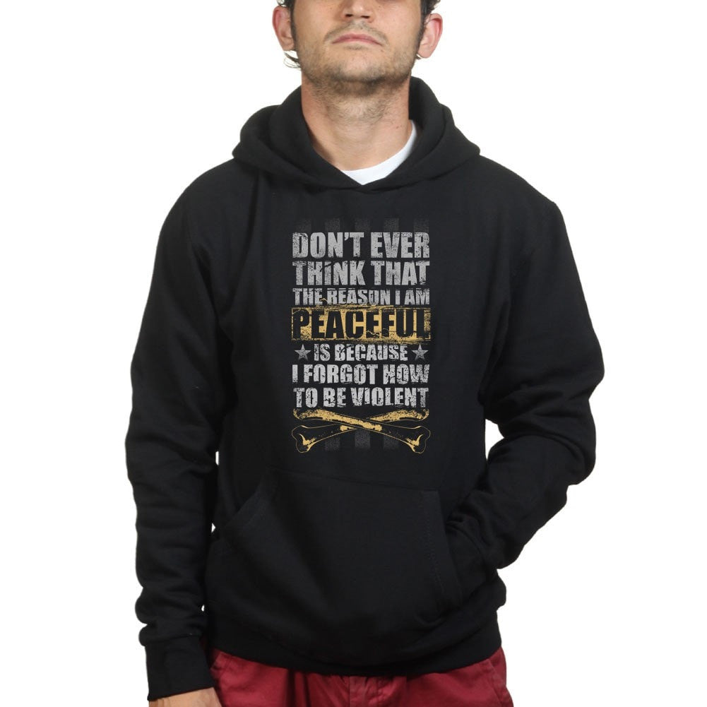 Peaceful and Violent Hoodie Style001 T-Shirts, Sweatshirt | CoreVibeTees.com (Image 1)