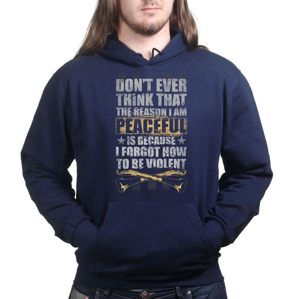 Peaceful and Violent Hoodie Style001 T-Shirts, Sweatshirt | CoreVibeTees.com (Image 3)