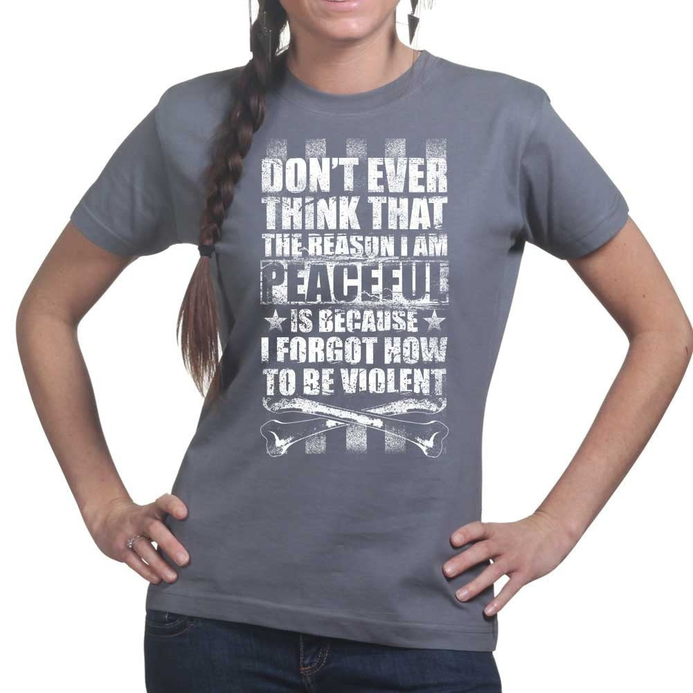 Ladies Peaceful and Violent T-shirt Hoodie, Sweatshirt | CoreVibeTees.com (Image 5)