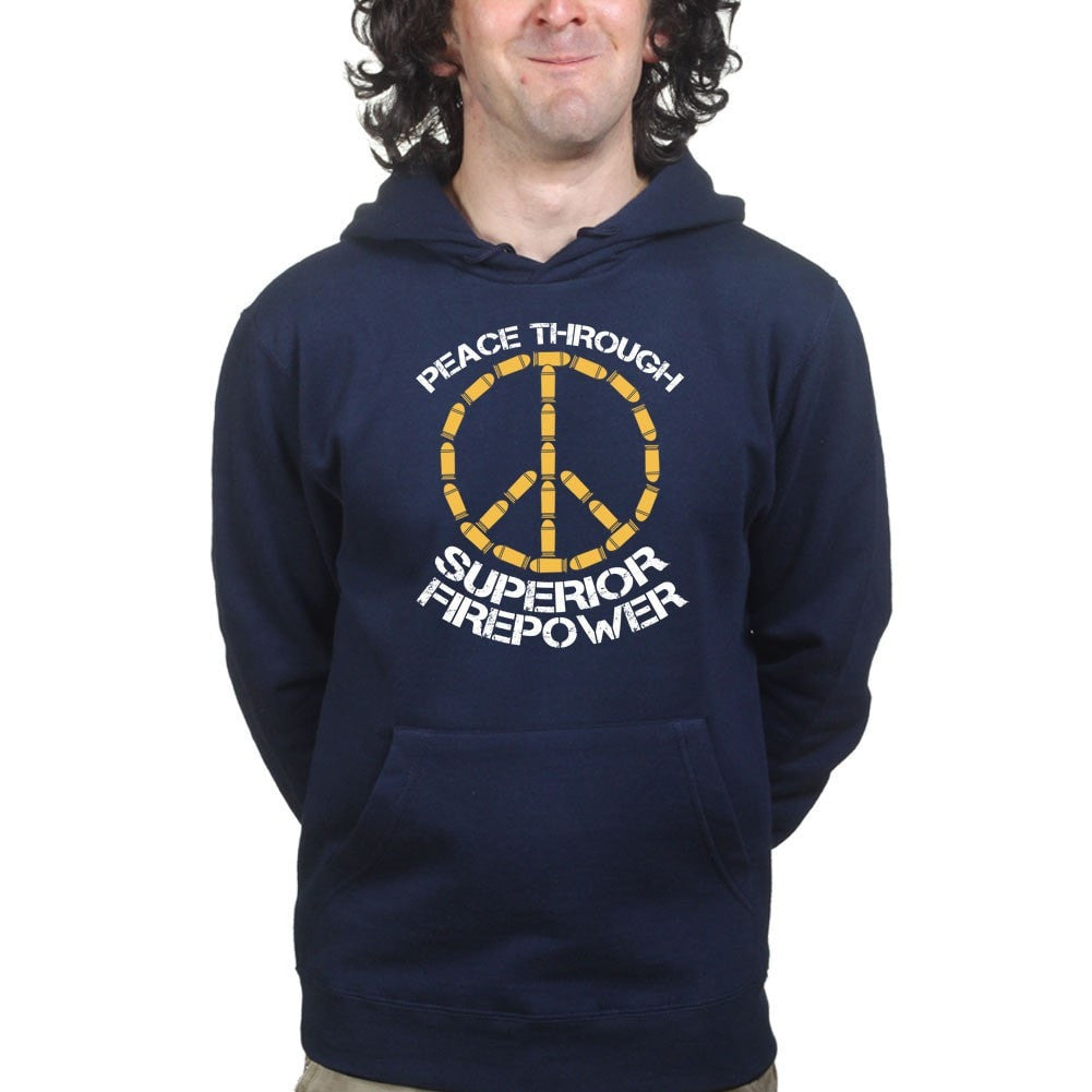 Peace Through Firepower Hoodie Style001 T-Shirts, Sweatshirt | CoreVibeTees.com (Image 5)