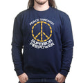 Peace Through Firepower Sweatshirt Style001 T-Shirts, Hoodie | CoreVibeTees.com (Image 1)