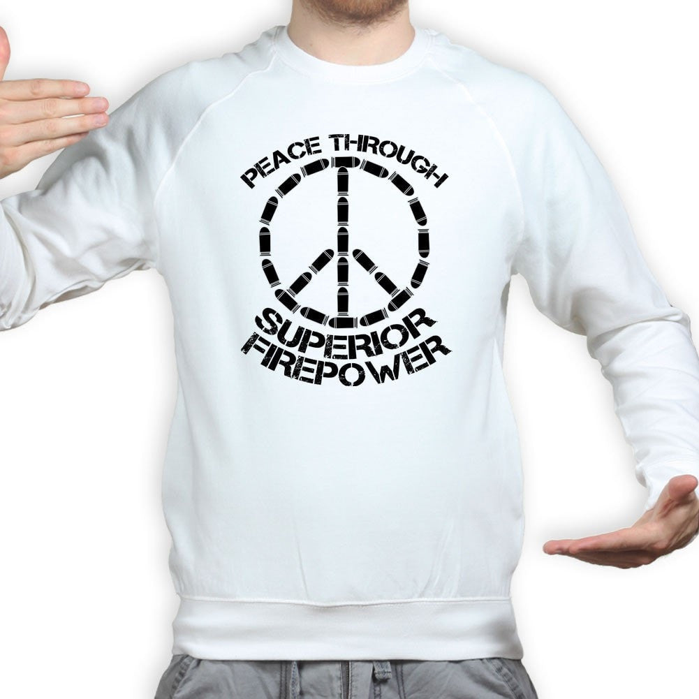 Peace Through Firepower Sweatshirt Style001 T-Shirts, Hoodie | CoreVibeTees.com (Image 3)