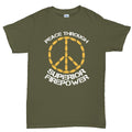Peace Through Firepower Men's T-shirt Style001 Hoodie, Sweatshirt | CoreVibeTees.com (Image 1)
