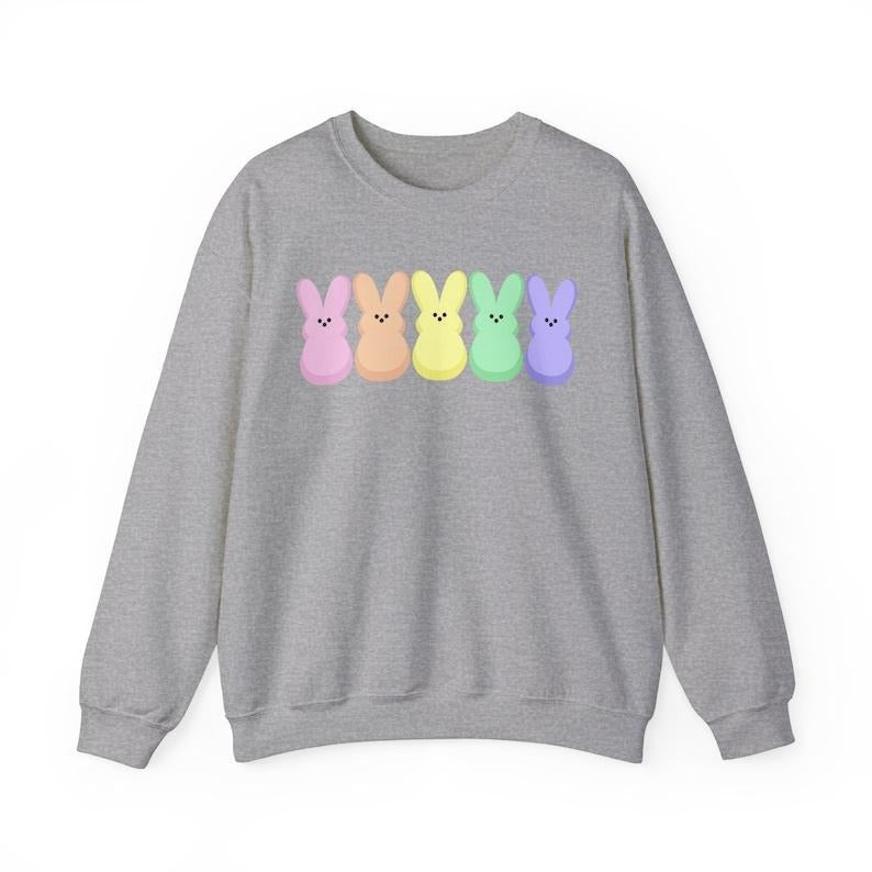 Peep my Sweatshirt, Candy Peeps Tee, Egg Hunt Shirt, Spring Room Mom, Christian Spring, Eggs and Bunnies, Pastel Easter holiday Hoodie and Sweater; T-shirt