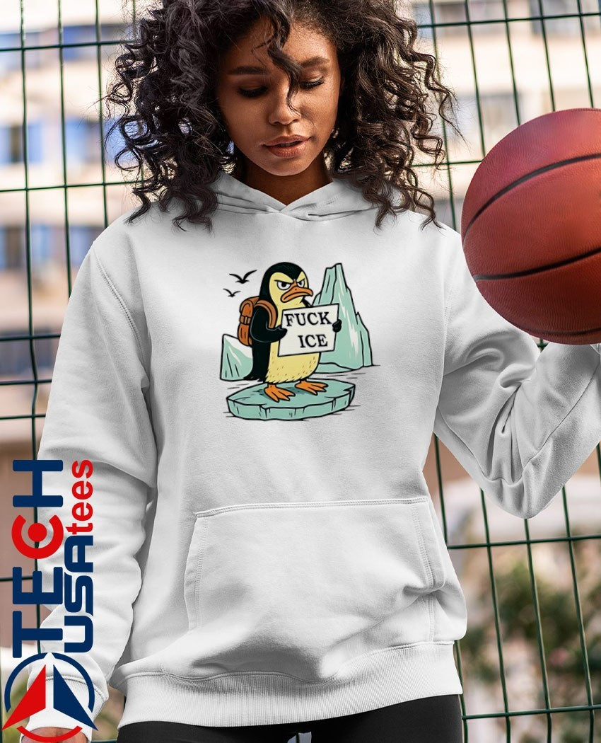 Penguin fck ICE anti Trump shirt