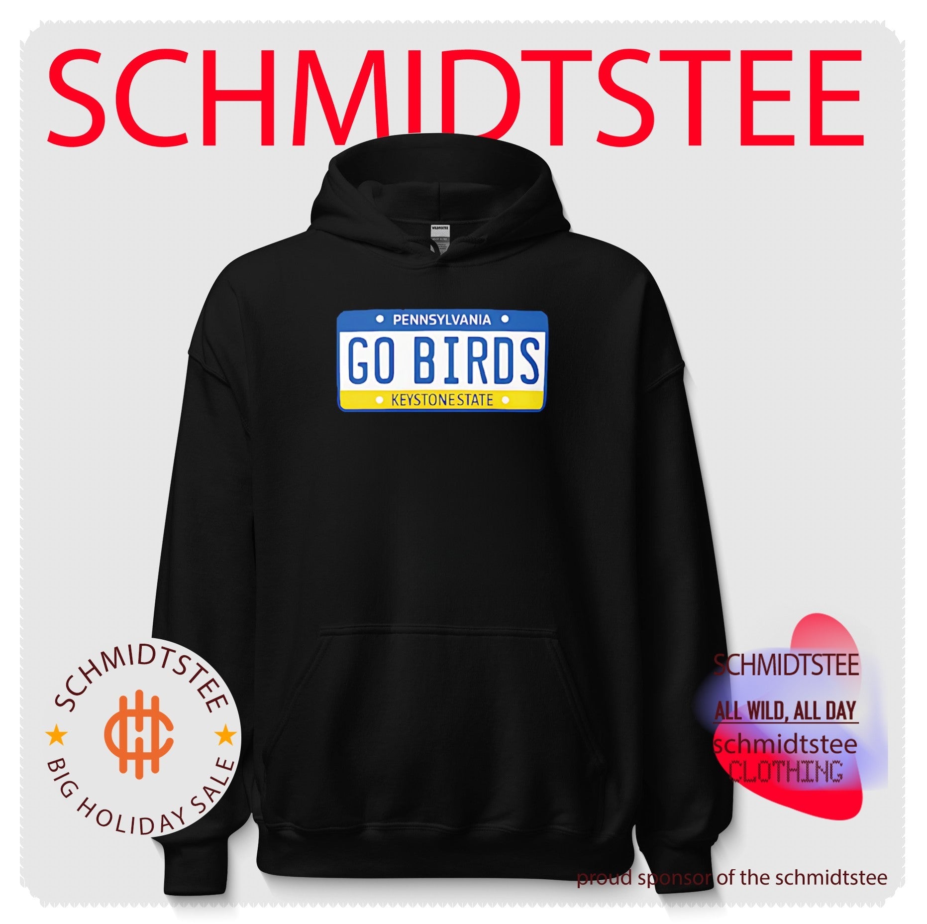 Pennsylvania License Plate Go Birds sign shirt