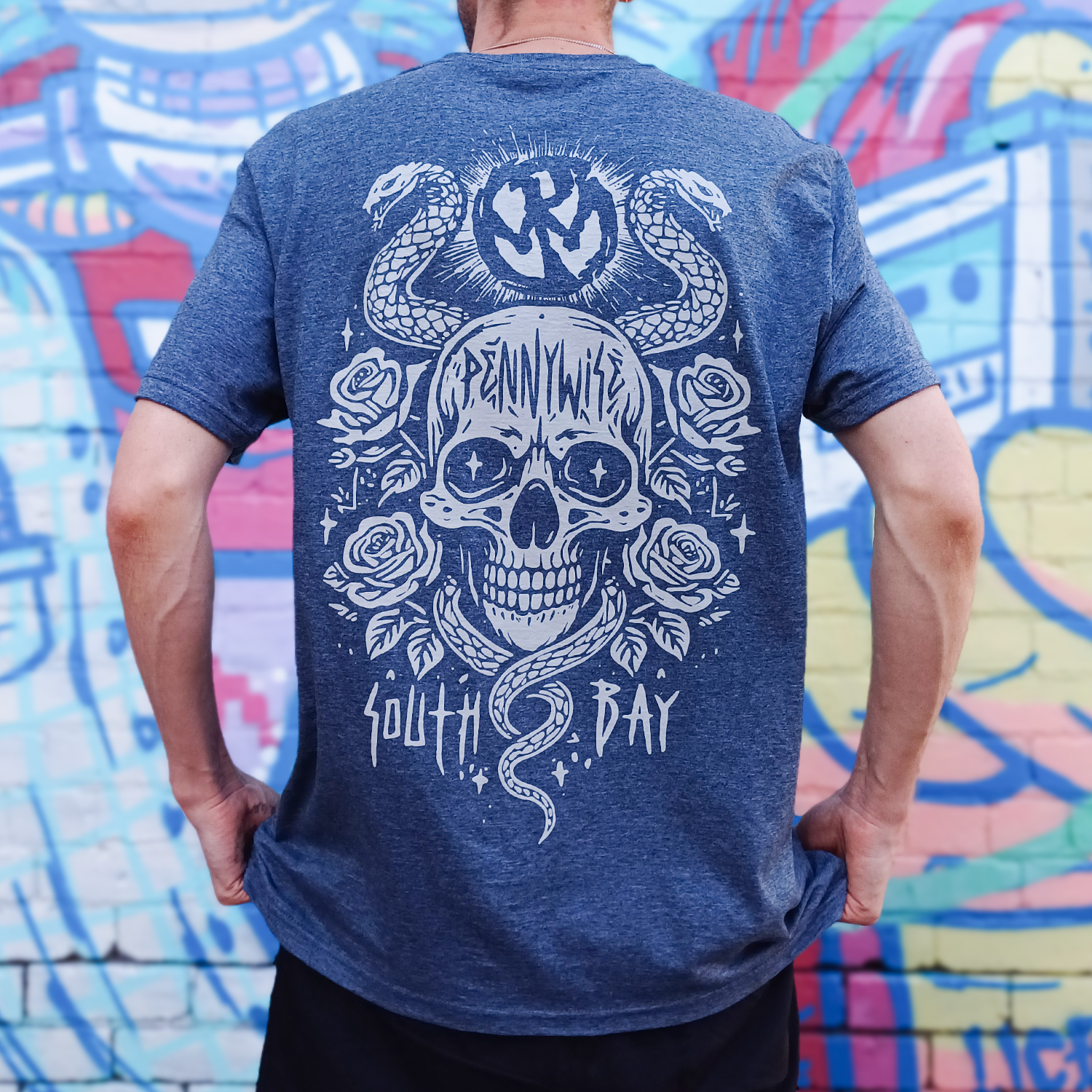 Snake Skull T-Shirt (Dark Heather) Hoodie, Sweatshirt | CoreVibeTees.com (Image 3)