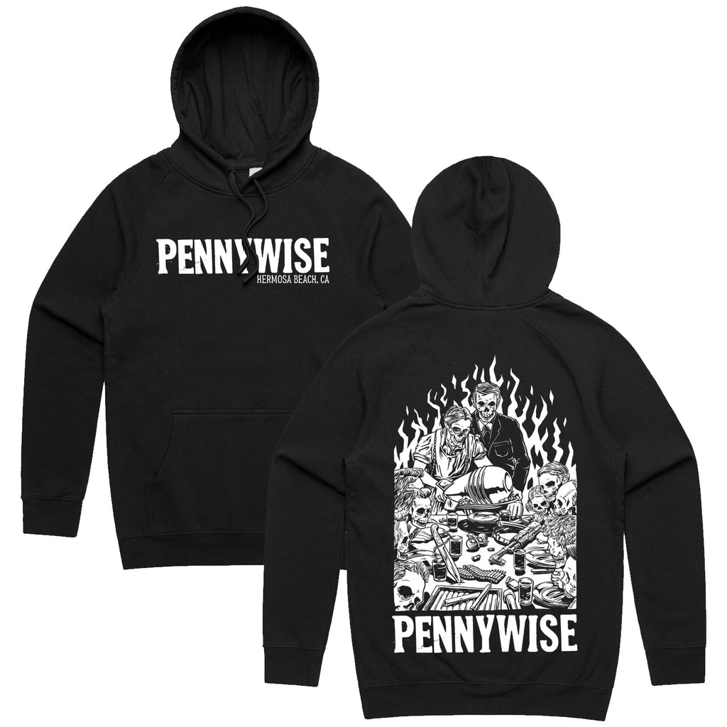 Dinner Time Hoodie (Black) T-Shirts, Sweatshirt | CoreVibeTees.com (Image 1)