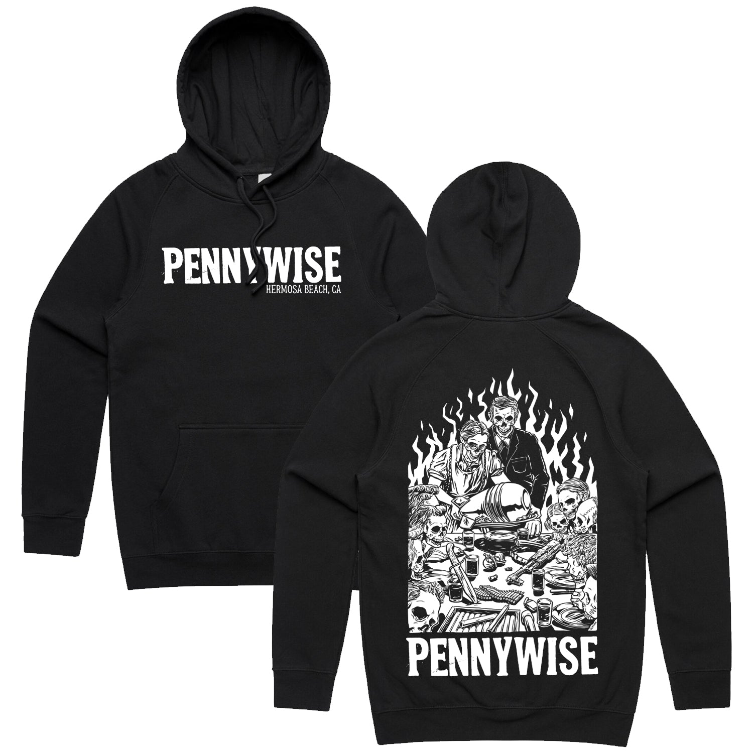 Dinner Time Hoodie (Black) T-Shirts, Sweatshirt | CoreVibeTees.com (Image 1)