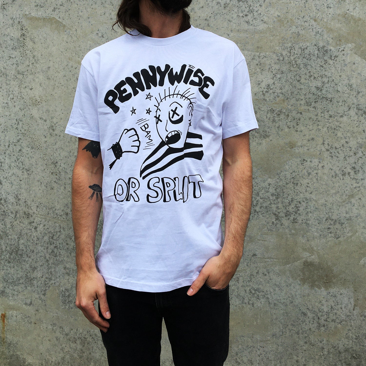 PW or Split Tee (White) Hoodie, Sweatshirt | CoreVibeTees.com (Image 2)