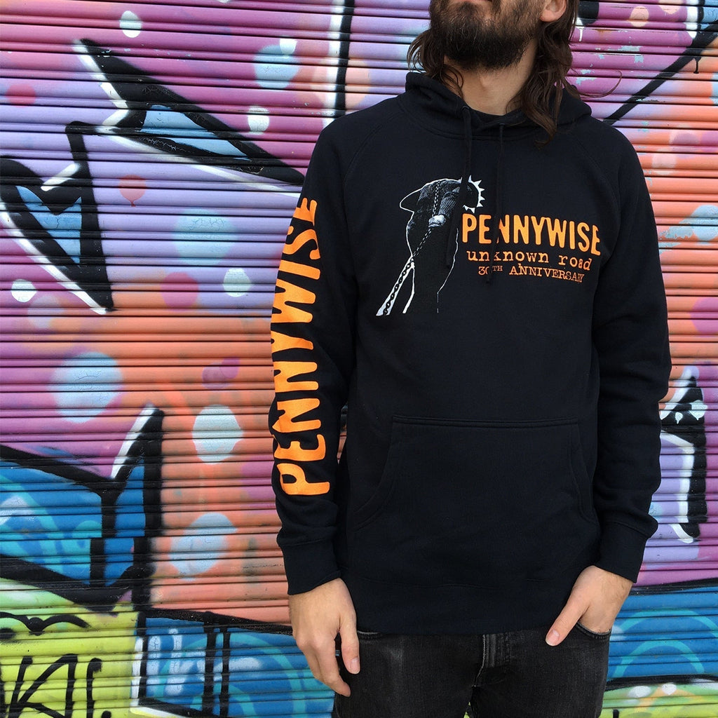 Unknown Road 30th Anniv. Hoodie (Dark Navy) T-Shirts, Sweatshirt | CoreVibeTees.com (Image 2)