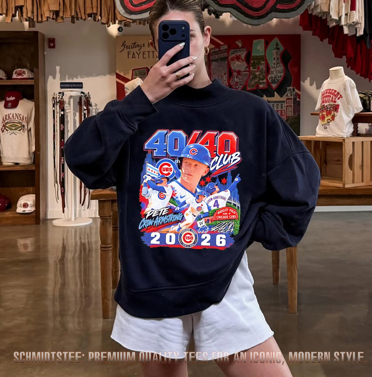 Pete-Crow Armstrong Chicago Cubs baseball 40-40 Club 2026 shirt